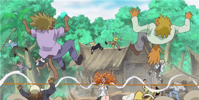 海贼王 娜美刚刚获得大成版魔法天候棒的时候 也是蛮帅气的