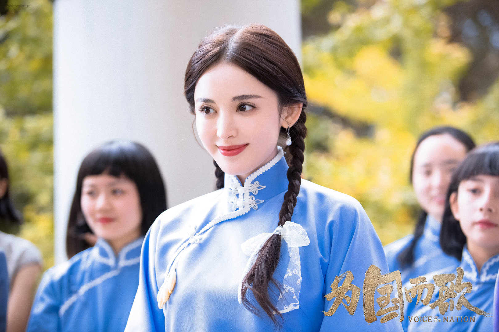 女星换上民国学生装,女神娜扎都没有这位女星美