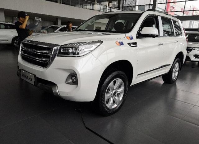 2020新款哈弗h9已到店,白色车身,两个字——霸气