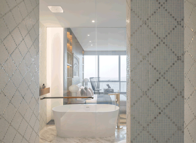 装修公司案例｜极简风设计师操刀的高端豪宅，奢华外表展优雅内涵