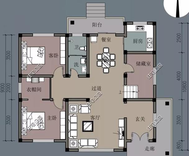 同一个农村别墅布局两种不同外观方案你更喜欢哪个