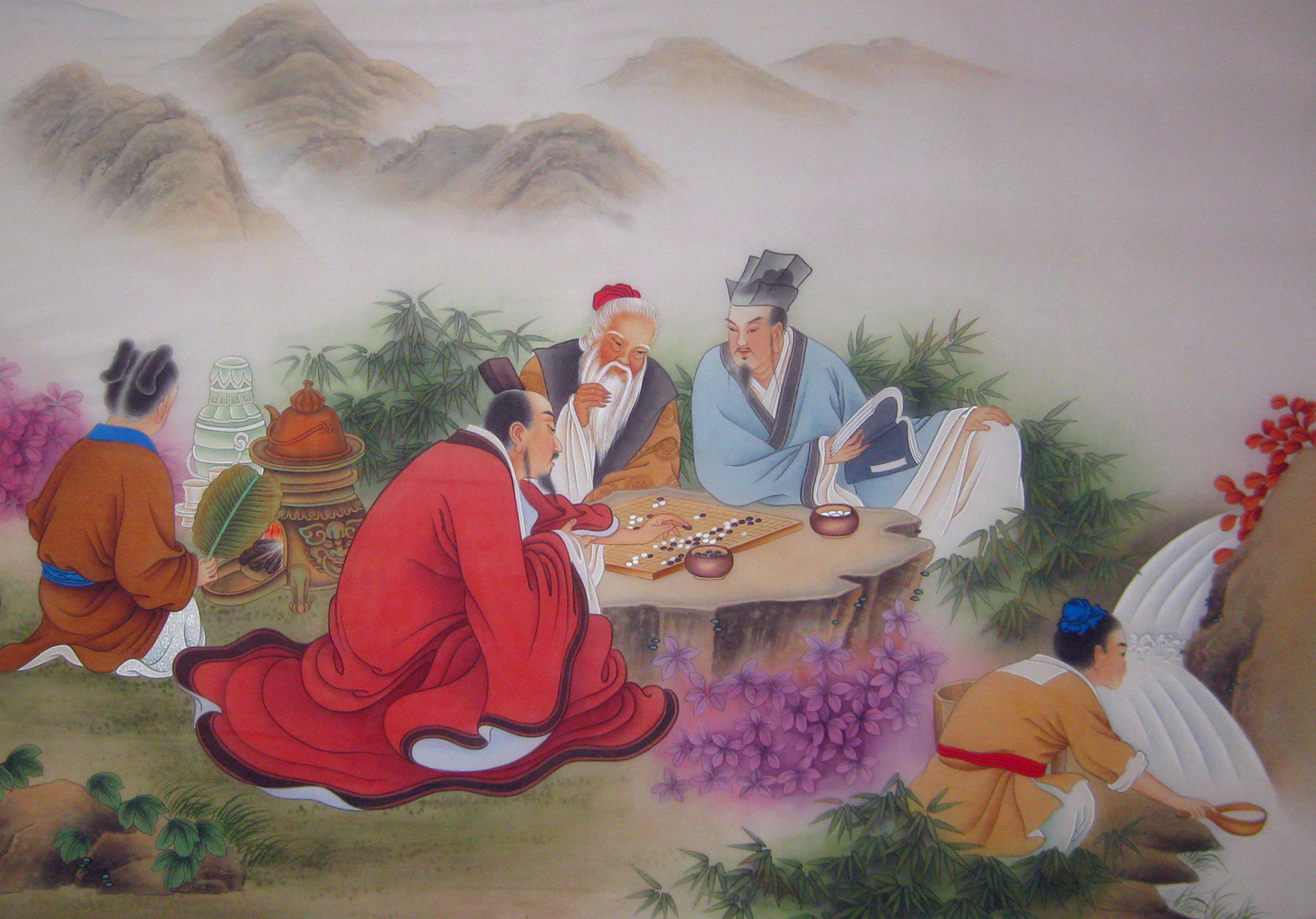 "竹林七贤"指的是哪七人?竹林又是哪里?