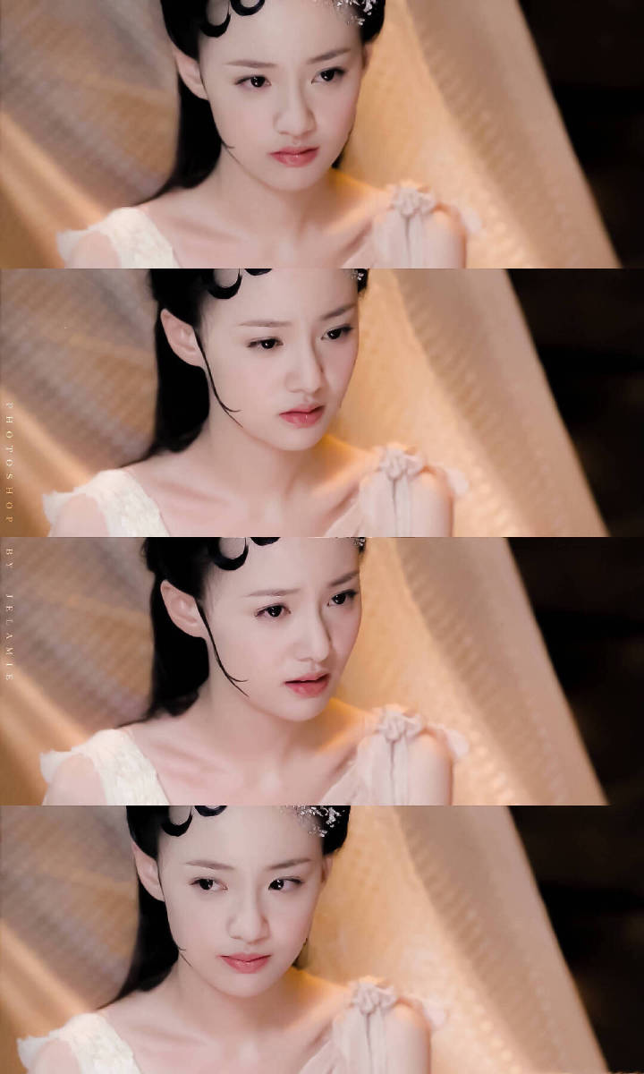 郑爽版小倩造型公布一白一黑不同类型之美却都让人很惊艳