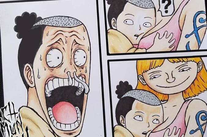 海贼王有人发现了现实中的桃之助真的堪称是神还原