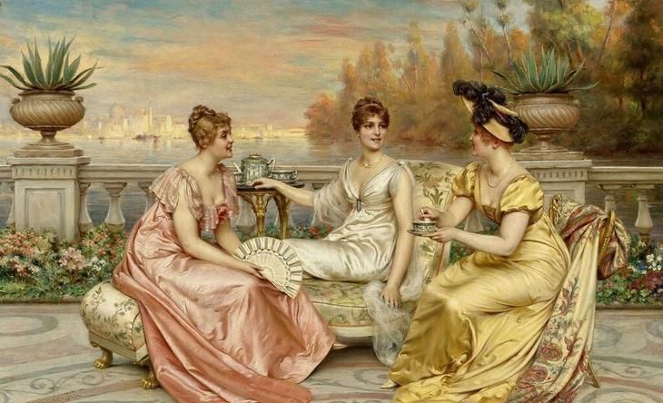 古典与唯美:意大利油画大师charles joseph frederick作品欣赏