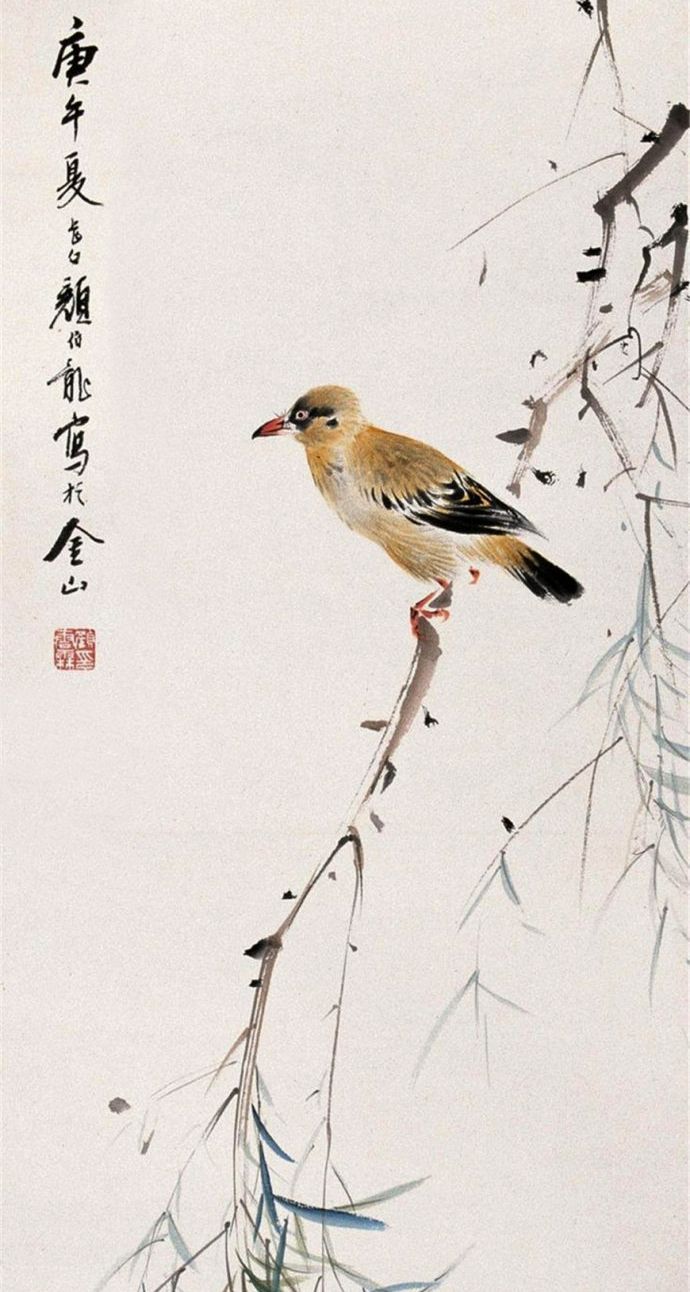 近现代著名画家颜伯龙花鸟画作品欣赏