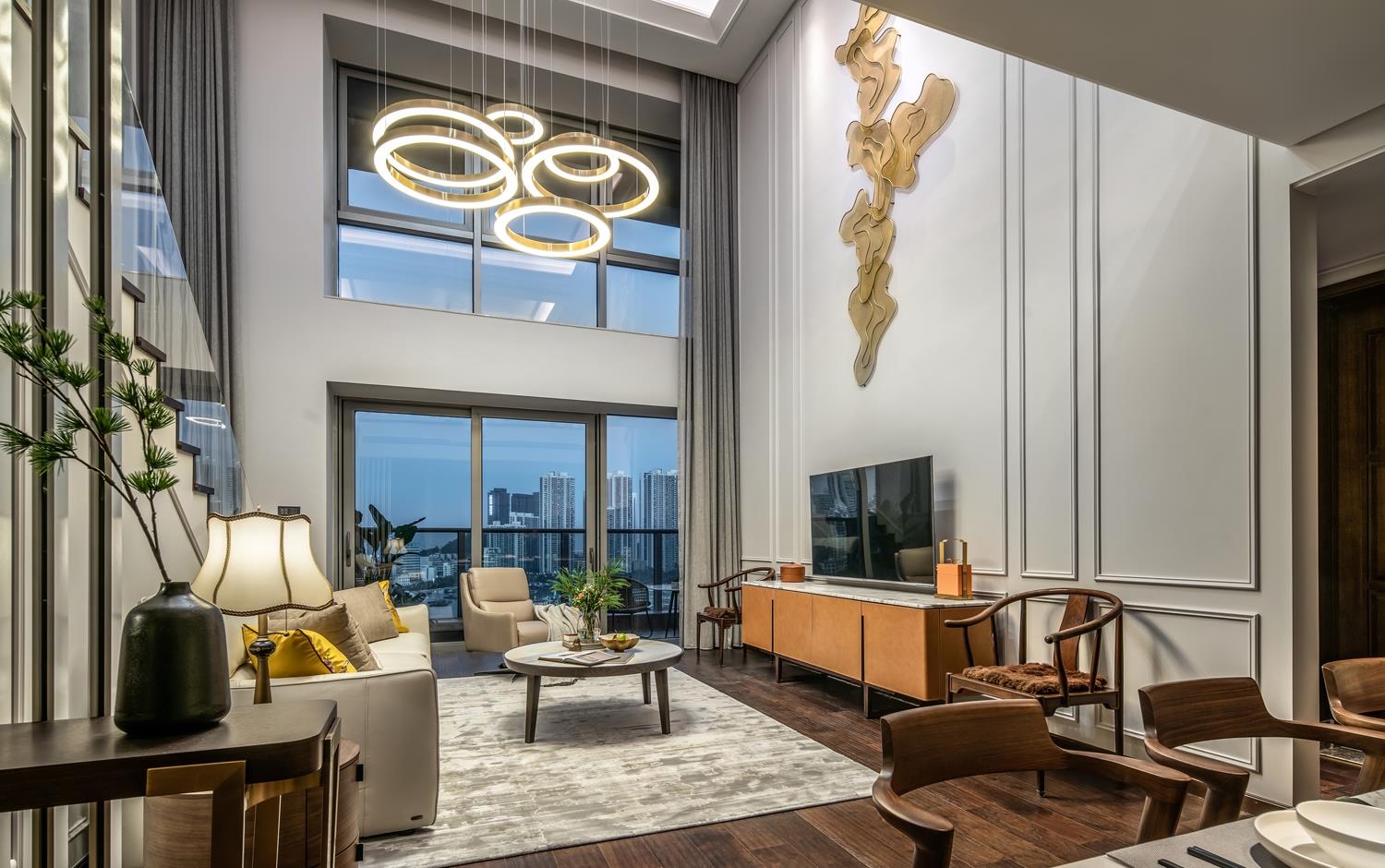 新中式别墅设计案例，带你感受东方之境