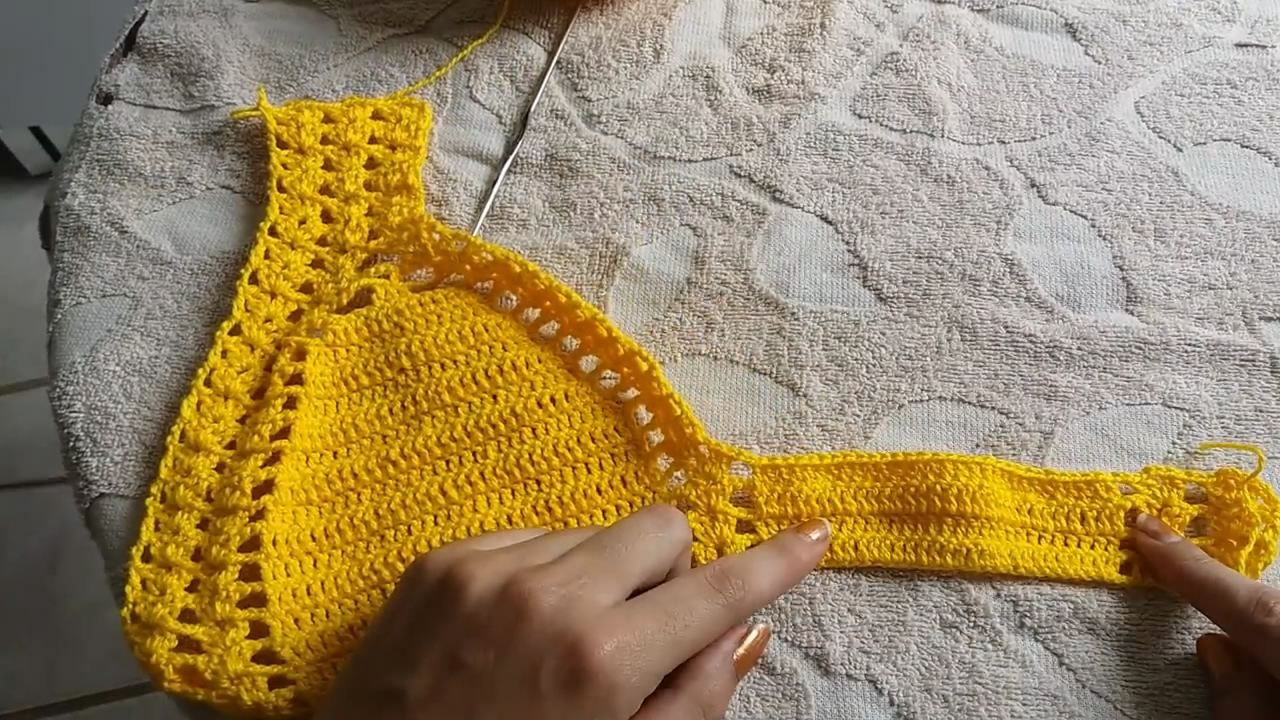 套头文胸的针织方法简单易学穿起来非常漂亮图解33