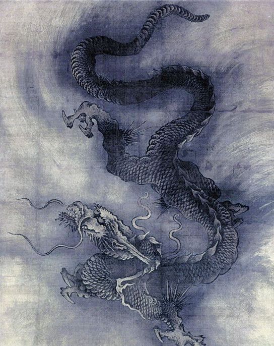 6/ 9真正意义上,跟现代大家常见的龙的形象一致,腾云驾雾,蜿蜒蛇身