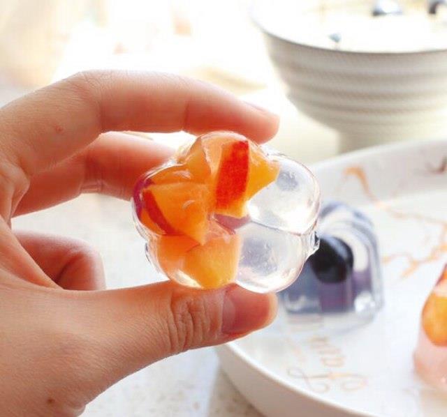 自制无添加水果果冻,口感q弹,孩子们都爱的小零食