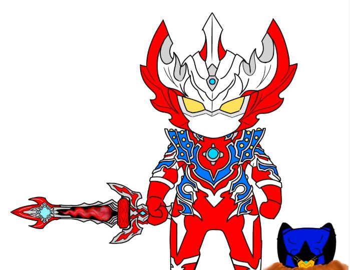 泰迦奥特曼全员动漫化,泰塔斯变成小胖子,风马最喜欢耍酷了_高清图集