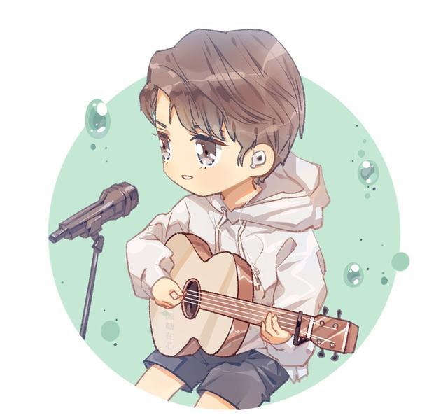 191007饭绘认真排练的歌手王源吉他少年太可爱