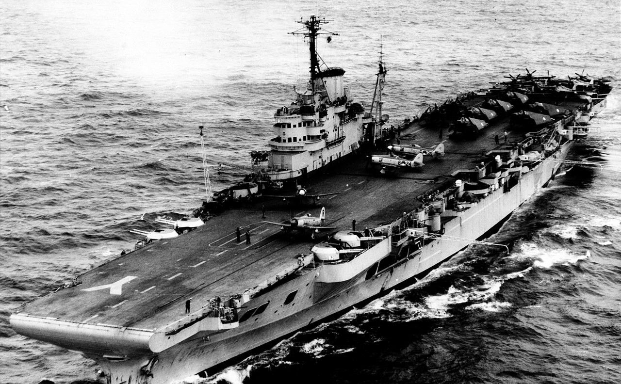 承上启下的英国皇家海军的一型航空母舰光辉级航空母舰