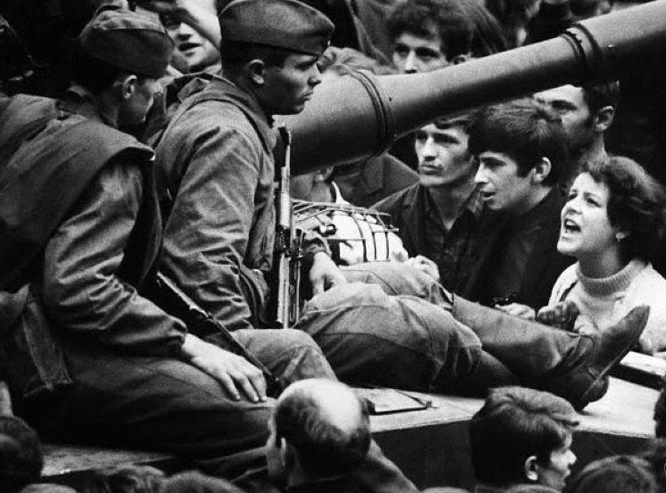 苏联入侵捷克斯洛伐克老照片挫败布拉格之春