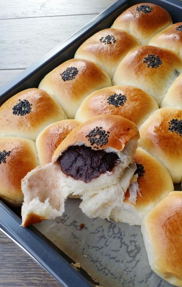 甜蜜红豆香!豆沙小餐包