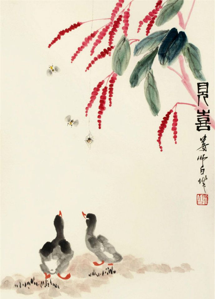 著名大写意画家娄师白国画作品欣赏