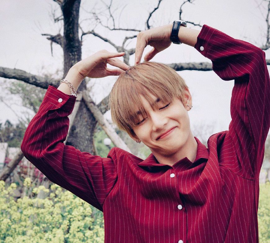 防弹少年团金泰亨:好看的人怎么笑都好看,是萌帅小老虎了!