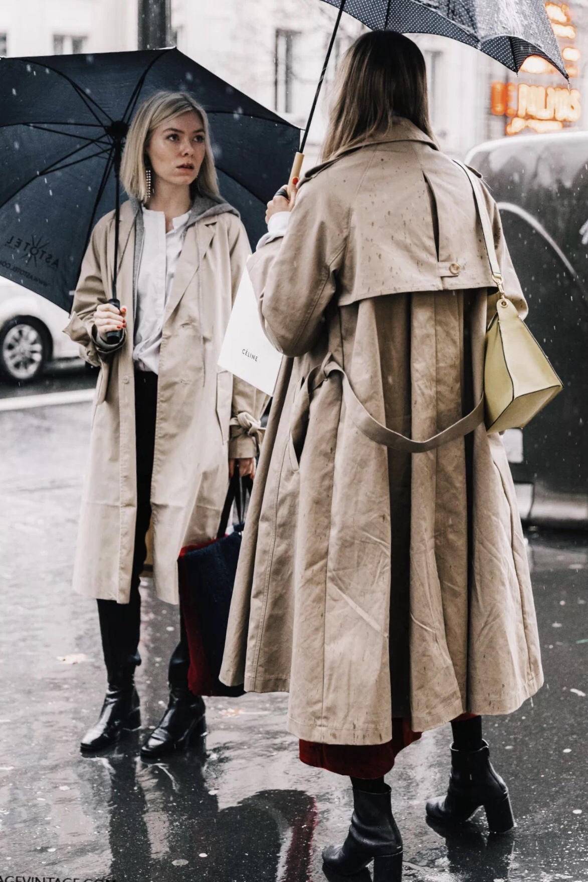 2019春天穿防风衣配短裤裤,秒变时尚精!