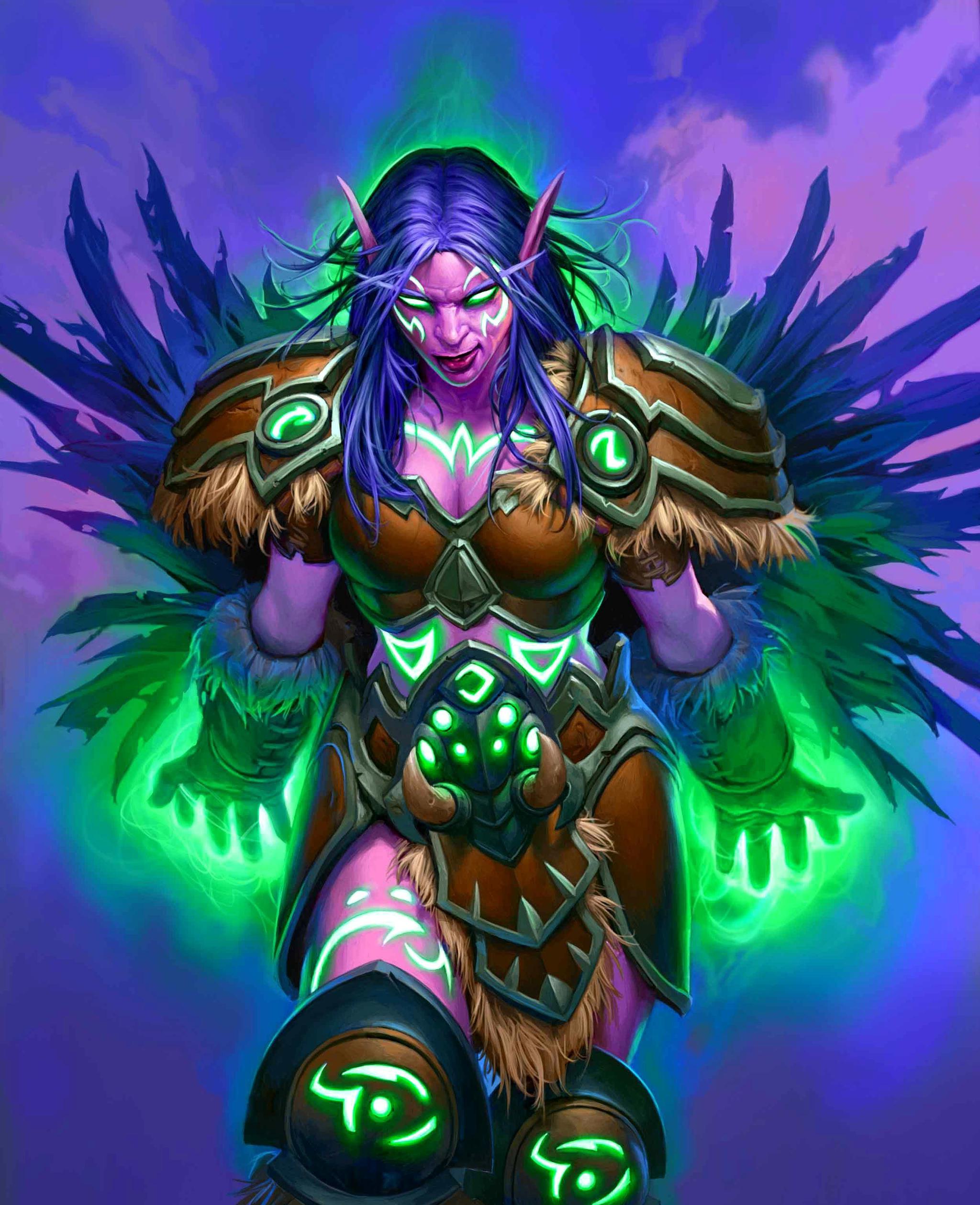 炉石传说超清原画感受巫妖王的力量冰封王座德鲁伊篇