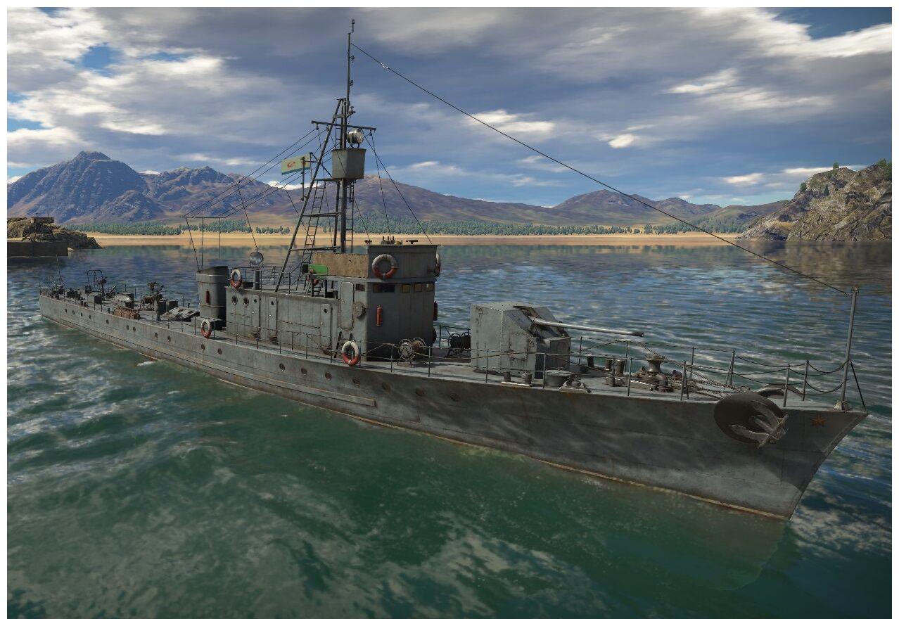 苏联的鱼雷艇内河炮艇6