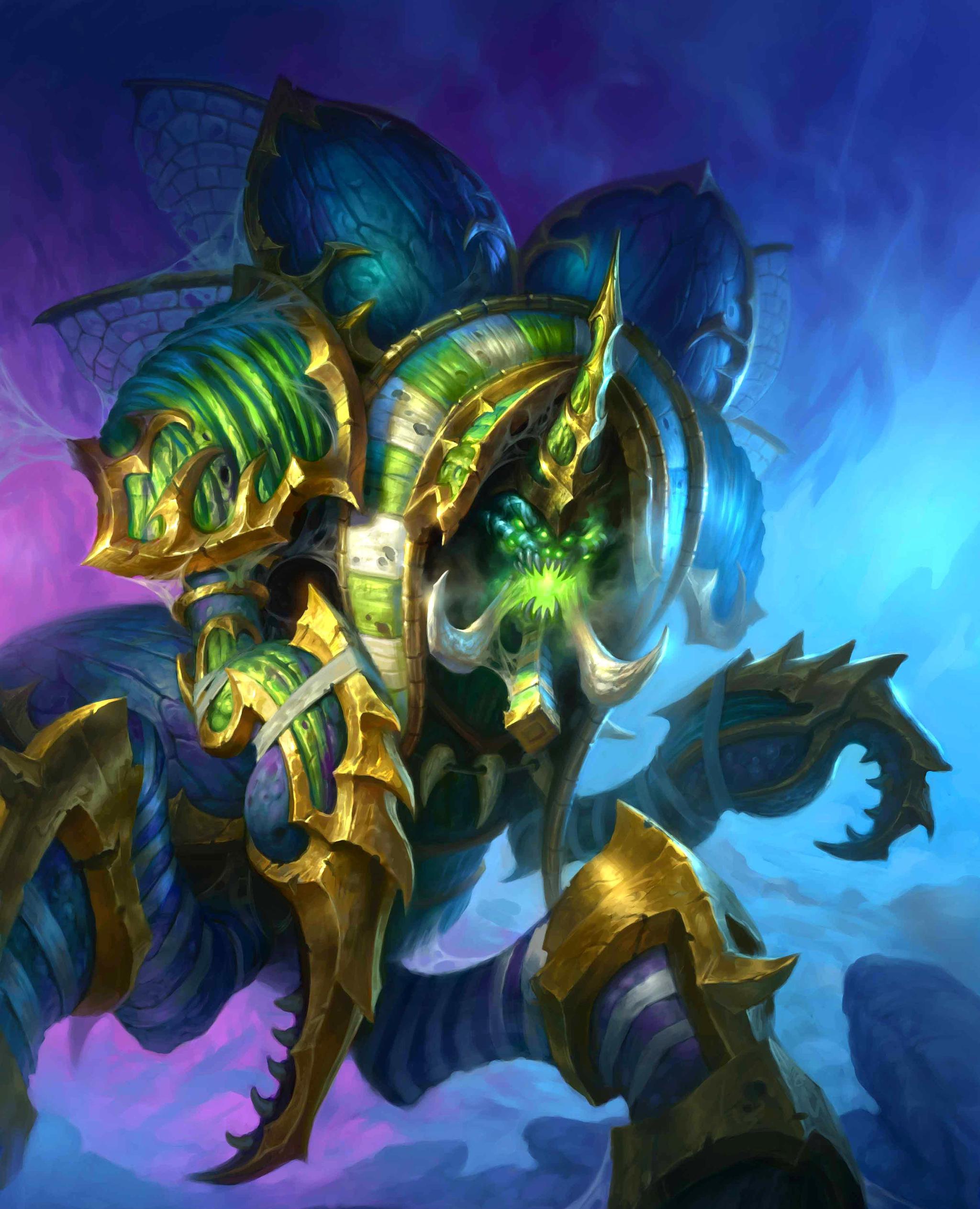 炉石传说超清原画感受巫妖王的力量冰封王座德鲁伊篇