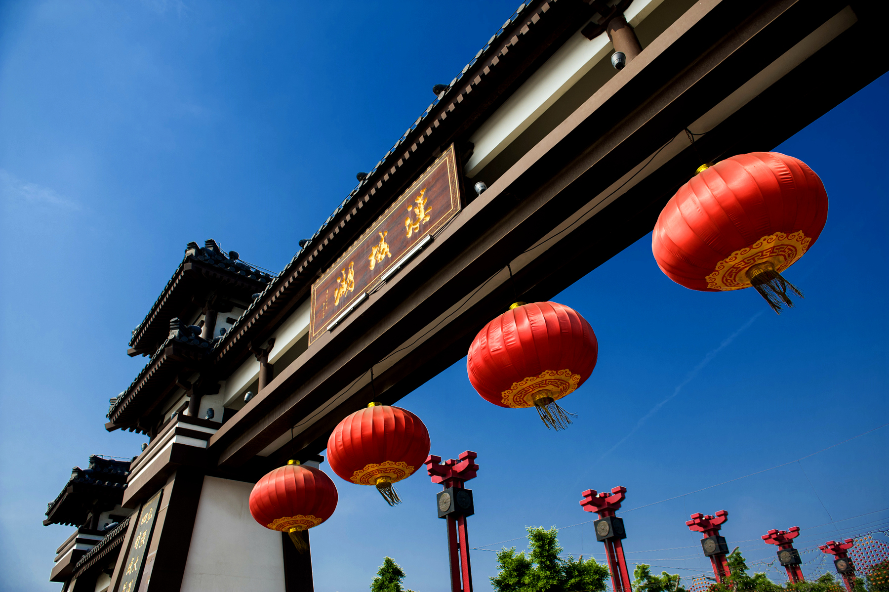 汉文化主题景区——汉城湖公园