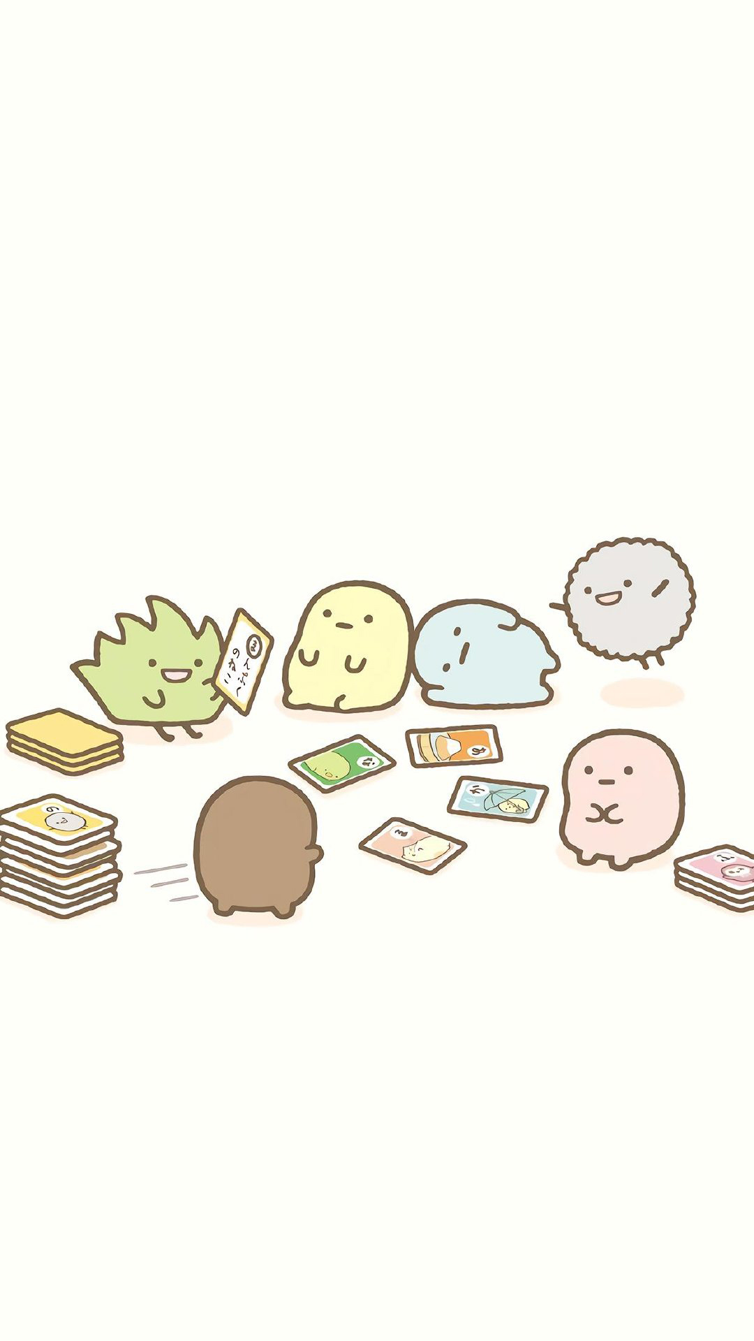 高清手机壁纸丨超萌q版美食丨扎心情感短句