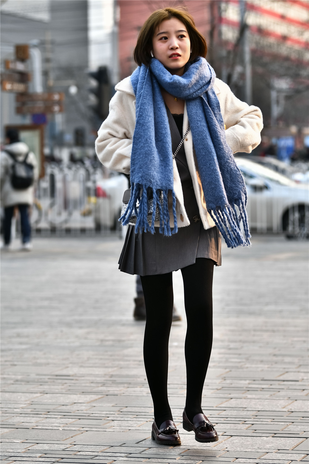 魅力百搭打底袜,紧致流畅显腿长,美女要的就是这感觉