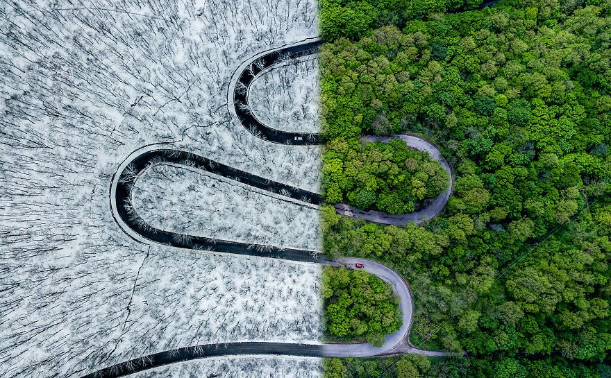 超美的无人机航拍照片,用上帝视觉来看地球美景