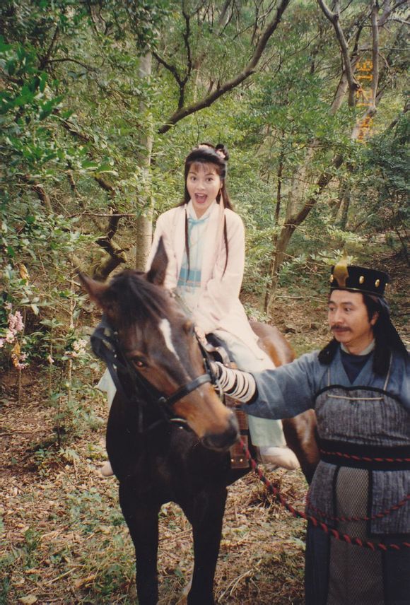 那些年的刘锦玲,罕见剧照老照片,《天龙八部》里让人难忘的阿朱