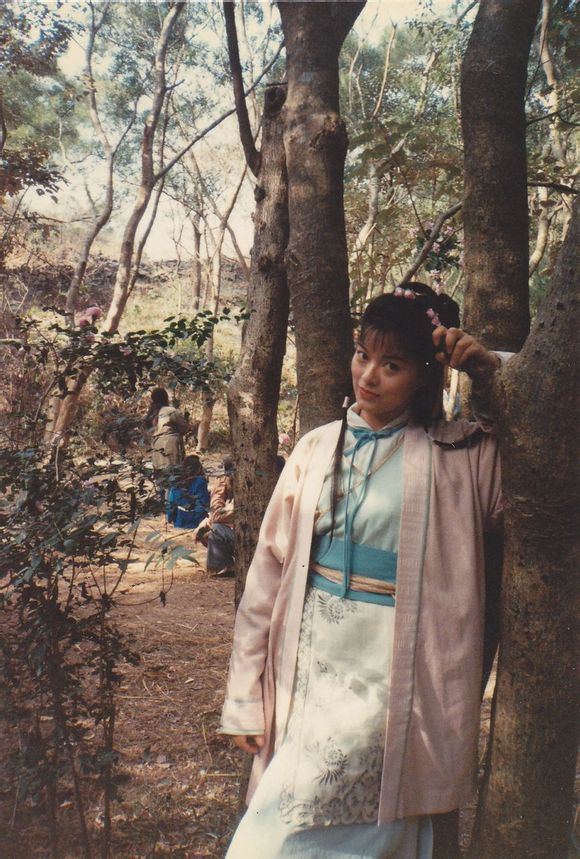 那些年的刘锦玲,罕见剧照老照片,《天龙八部》里让人难忘的阿朱