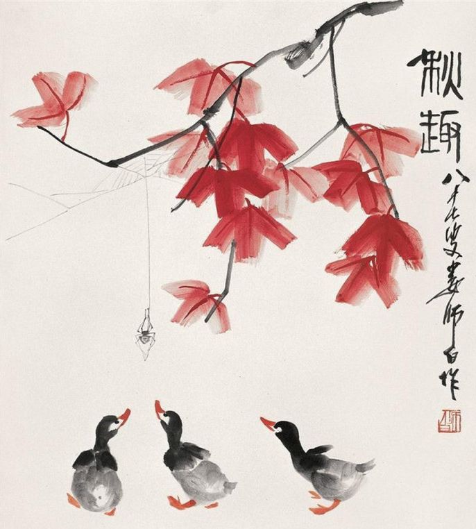 著名大写意画家娄师白国画作品欣赏