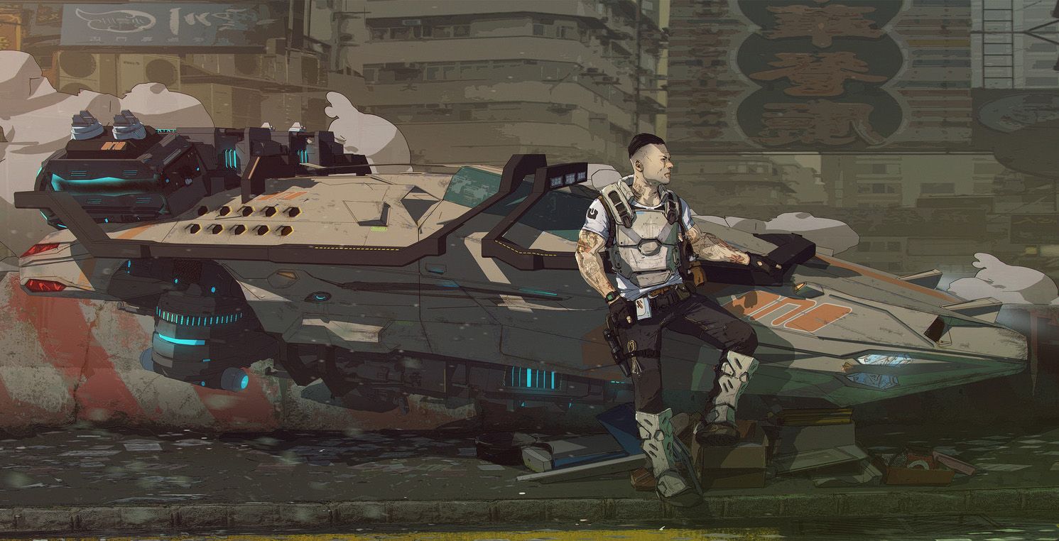 来自英国的插画师一组科幻风格插画欣赏画风独特很有个性的作品