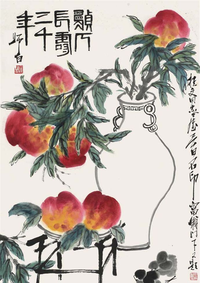 著名大写意画家娄师白国画作品欣赏