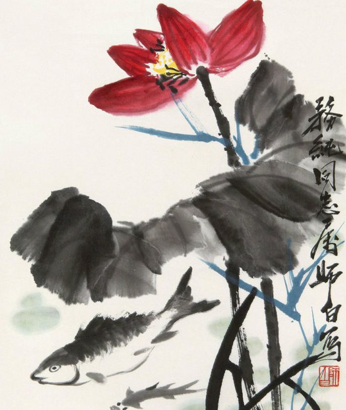 著名大写意画家娄师白国画作品欣赏