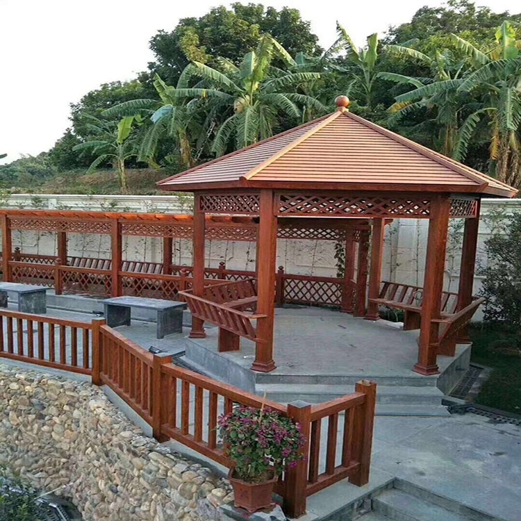 复古中式铝合金凉亭,简约温馨显生活气息,让你的家优雅无可替代