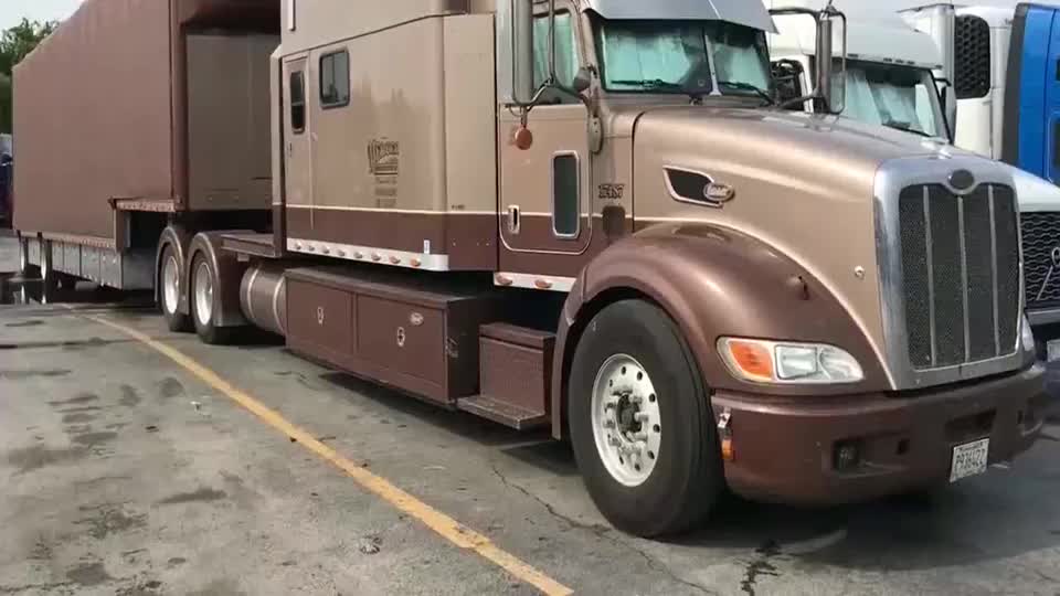 没看明白半挂车的车头为什么这么长这设计有什么用