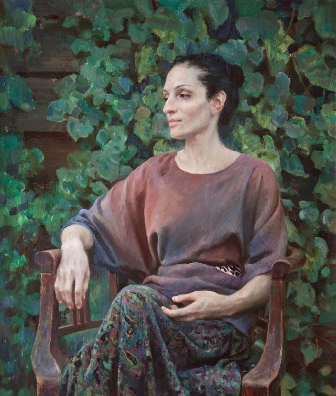 俄罗斯油画家ilya ovcharenko人物画作品欣赏