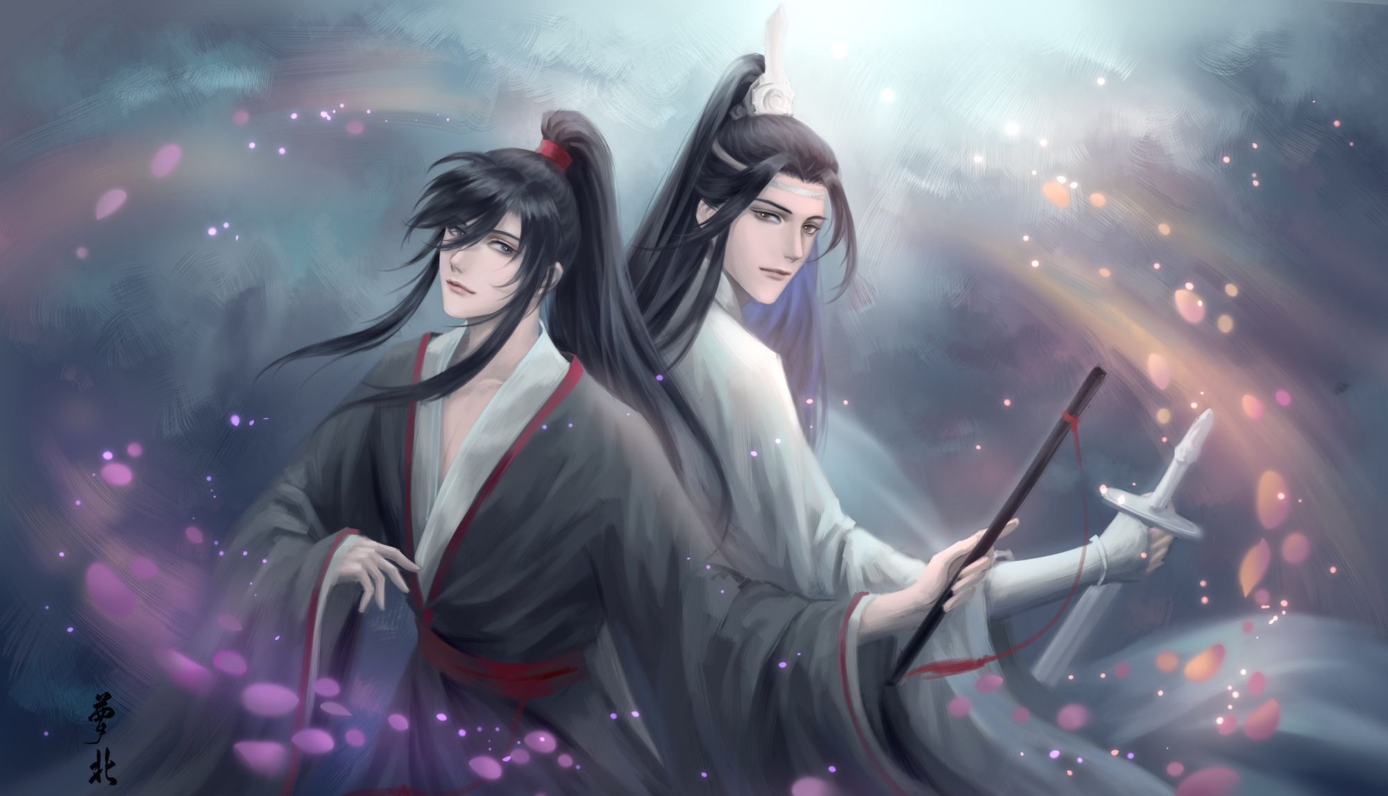 动漫图片:《魔道祖师》我的男神魏无羡蓝湛还有谁啊_高清图集_新浪网