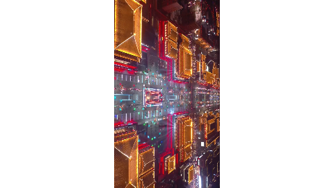 俯瞰大唐不夜城夜景璀璨辉煌尽情感受西安年最中国 手机新浪网