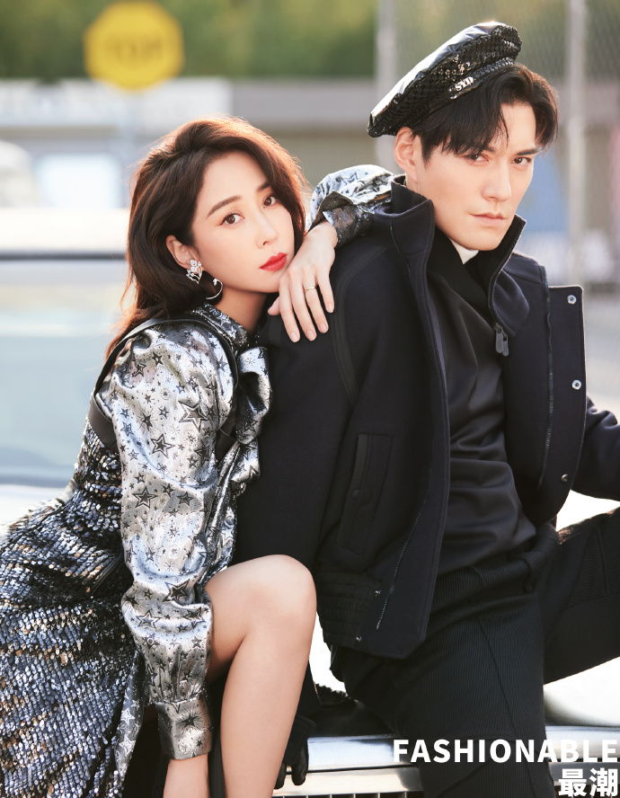 组图:严屹宽杜若溪情侣大片 杜若溪冬日新娘装尽显气质