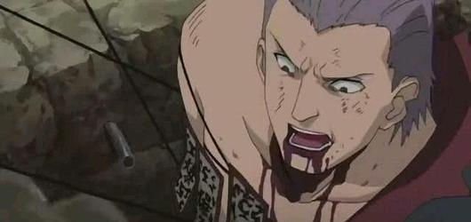 鹿丸点了一根烟,也为身旁阿斯玛的亡魂点了一根.