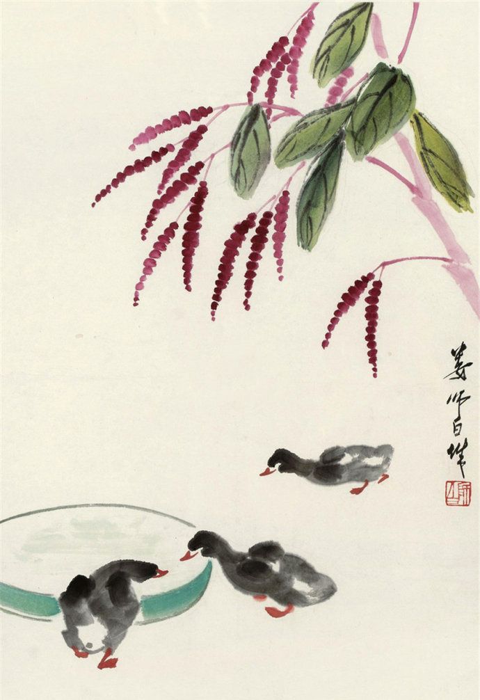 著名大写意画家娄师白国画作品欣赏