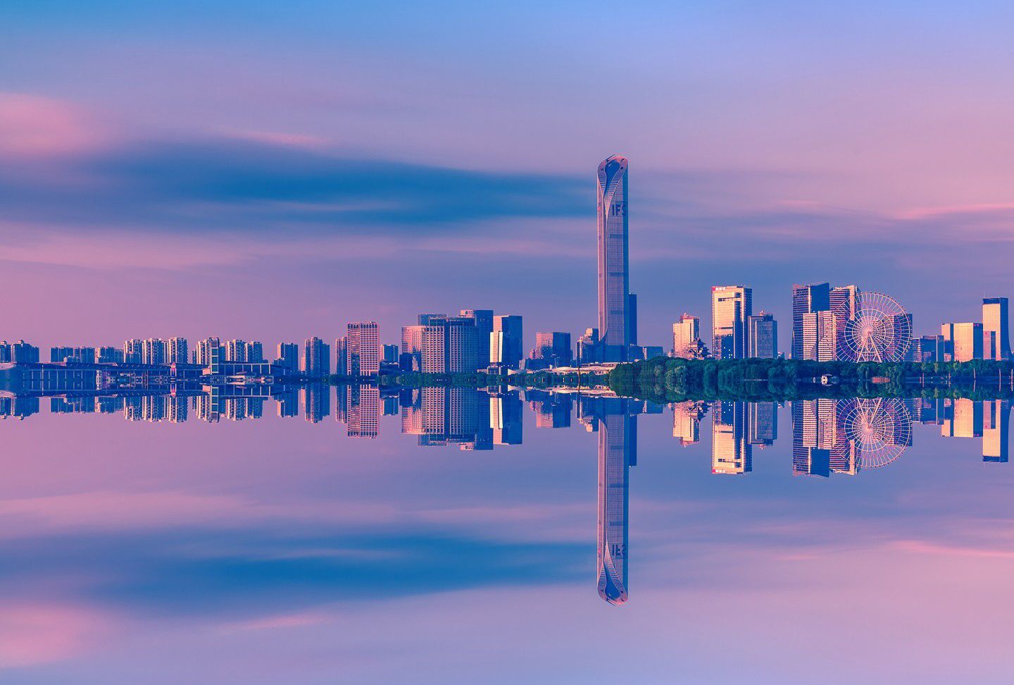 风光摄影：苏州金鸡湖