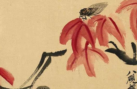 美女带幅枫叶秋蝉图去鉴宝亮明身份后专家叹服最少3亿