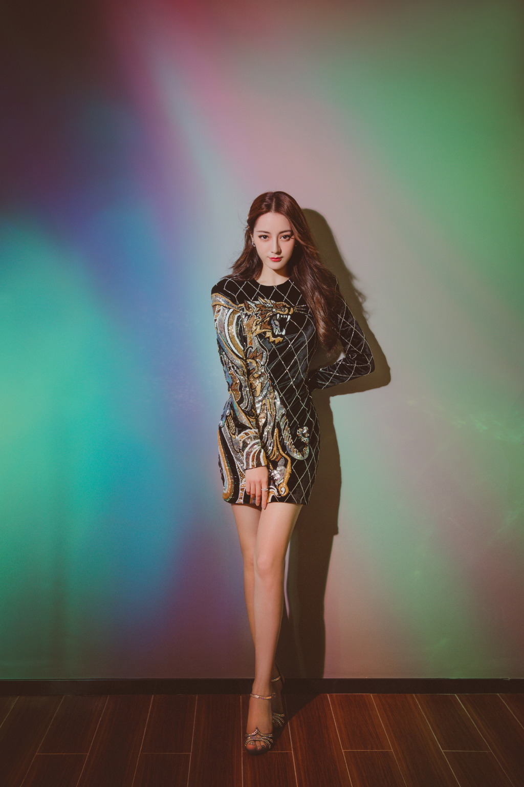 女艺人迪丽热巴甜美时尚创造营写真