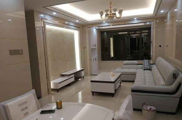 110㎡现代简约风,老公坚持全屋贴瓷砖|客厅|瓷砖|墙面_新浪新闻