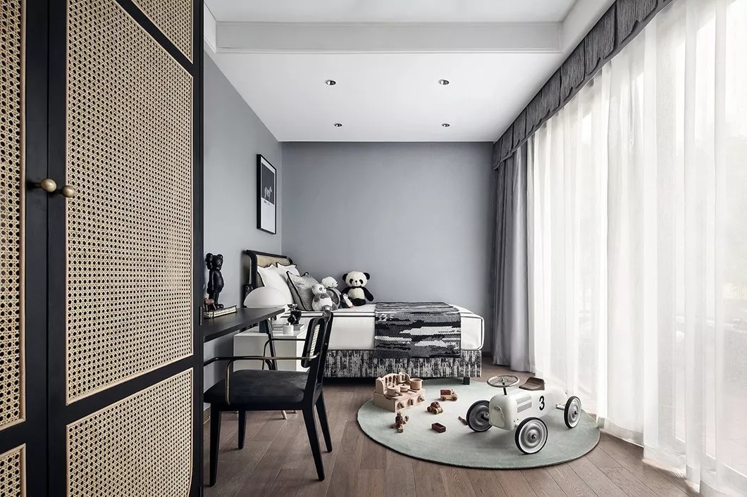 装修公司案例｜新中式装修风格的别墅设计，雍容大气，气质非凡！