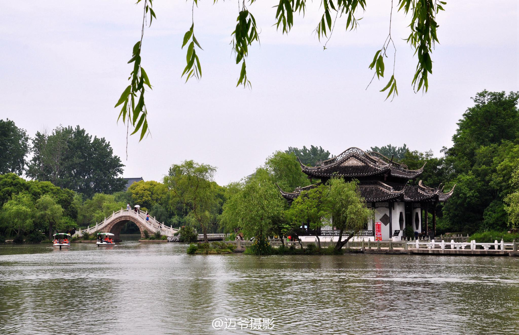 阳春三月下扬州美丽的瘦西湖令人流连忘返原创摄影