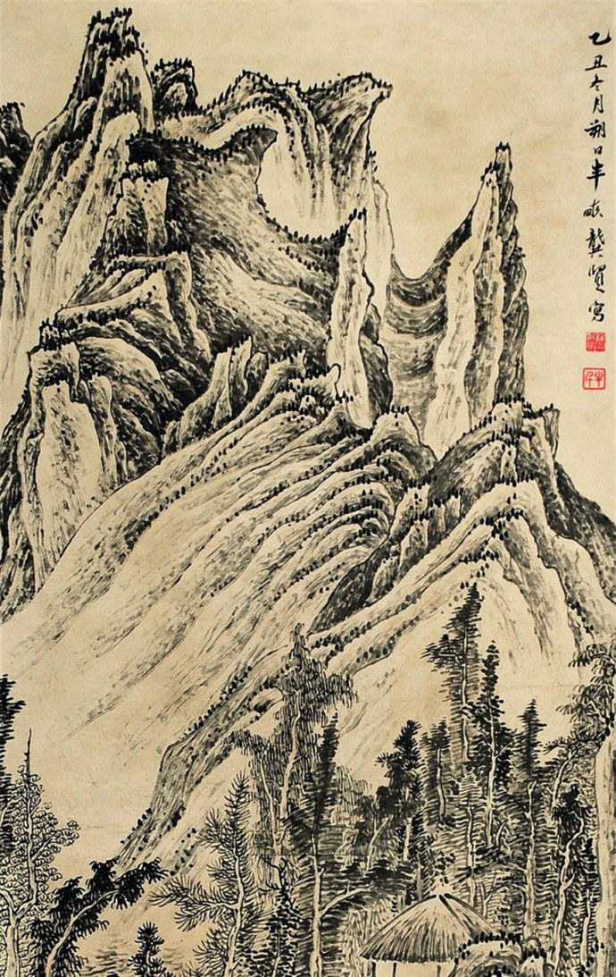 明末清初著名画家龚贤山水画作品欣赏